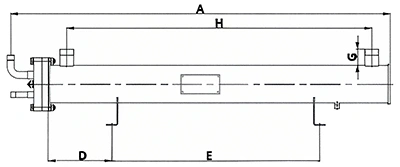 Кожухотрубный испаритель из нержавеющей стали (4HP×2-30HP×2)